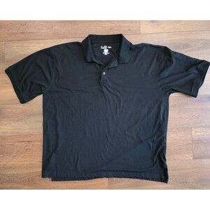 LA Police Gear Operator Tactical Polo Shirt Mens 3XL Black Short Sleeve LAPG